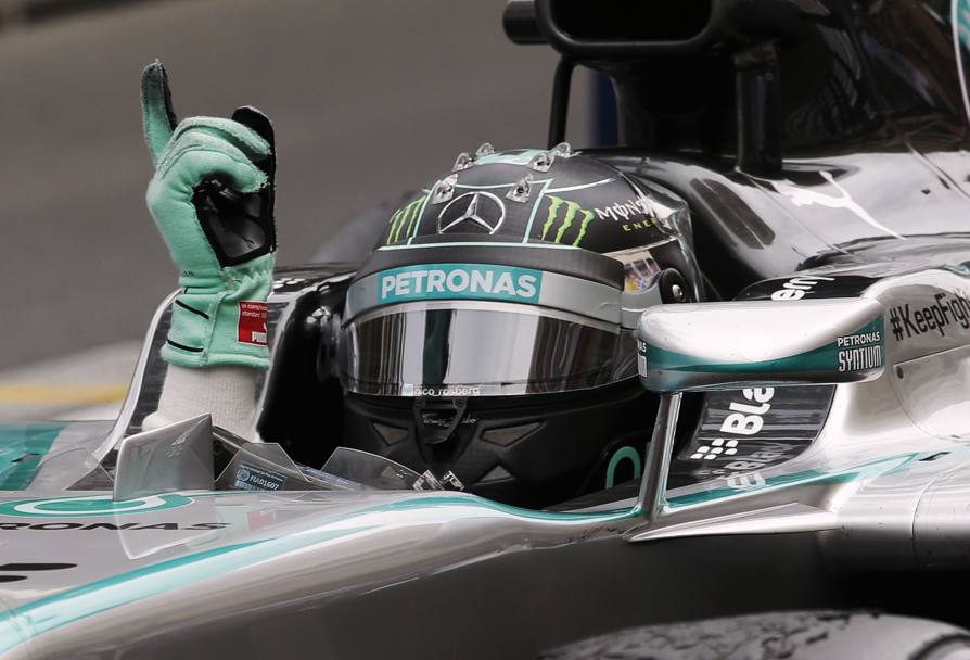 La vittoria di Rosberg. Ap